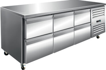 Kaupallinen Jäähdytetty Tiski 6 laatikkoa Syvyys 700 mm | Adexa 6DRG31V