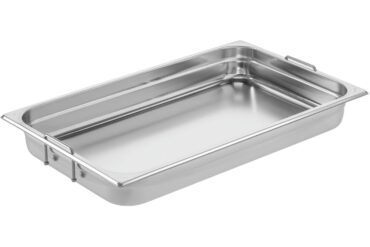 Ruostumaton teräs Gastronorm-vuoka kahvalla GN1/1 Syvyys 20mm | Adexa 81120H