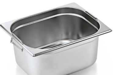 Ruostumaton teräs Gastronorm-astia kahvalla GN1/2 syvyys 150mm | Adexa 8126H