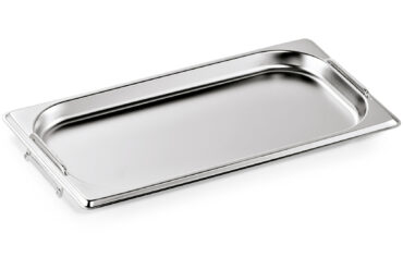 Ruostumaton teräs Gastronorm-astia kahvalla GN1/4 Syvyys 20 mm | Adexa 81420H