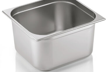 Ruostumattomasta teräksestä valmistettu Gastronorm-astia GN2/3 Syvyys 200mm | Adexa 8238