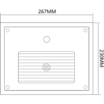 Vesiasema-allas ruostumaton teräs | Adexa 8P03 - Image 2