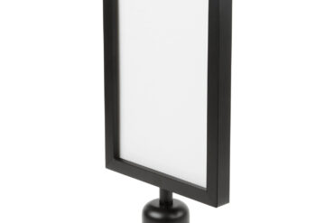 Kylttikehys tolpille Musta A4 | Adexa A009