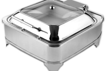 Sähköinen Chafing Dish GN2/3 Lasikannella Ruostumaton teräs 5,5 litraa | Adexa AD3202