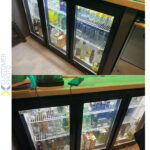 Baarijääkaappi 3 saranoitua ovea 312 litraa Musta | Adexa BC03PP - Image 10