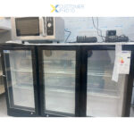 Baarijääkaappi 3 saranoitua ovea 312 litraa Musta | Adexa BC03PP - Image 7