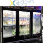 Baarijääkaappi 3 saranoitua ovea 312 litraa Musta | Adexa BC03PP - Image 2