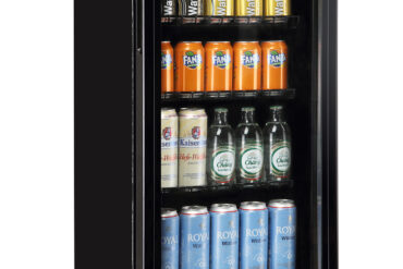 Olutjääkaappi Lasinen ovi 98 litraa Musta | Adexa BC98D