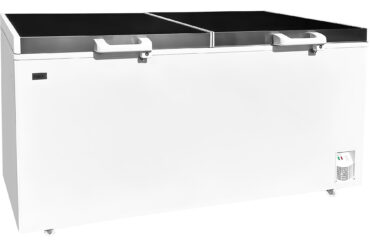 Kaupallinen arkkupakastin 607 litraa kiinteä ruostumattomasta teräksestä valmistettu kansi | Adexa BCBD607