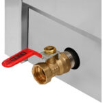 Kaupallinen Bain Marie 4xGN1/2 astiat & kannet Tyhjennysventtiili | Adexa BR11045 - Image 10