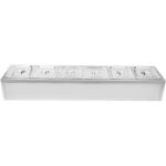 Ammattimainen bain-marie 6xGN1/2 astioilla & kansilla, tyhjennysventtiili | Adexa BR17045 - Image 6