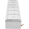 Kaupallinen Bain Marie 6xGN1/2 astioita ja kansia, viemärihana | Adexa BR17045 - Image 8