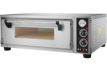 Kaupallinen sähköinen pizzauuni 1 kammio 4 pizzaa x 30 cm 500°C Mekaaniset ohjaimet 8.4kW 400V | Adexa BSD101500610
