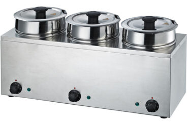 Bain Marie 3 Kuumennusastiaa 3x3,5 litraa | Adexa BMP43
