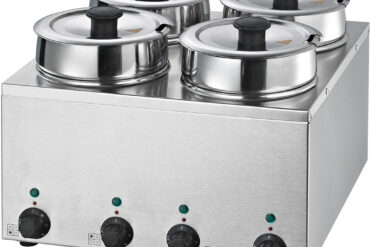Bain Marie 4 Kuumakattilaa 4x3,5 litraa | Adexa BMP44