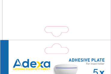 5 kpl Liimattu Tartuntapaperi Hyönteistentappaja Adexa C515W |