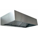 Kaupallinen Poistoilmahuppu Ruostumaton teräs 1250x1000x350mm | Adexa CH10125S