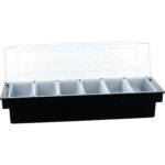 Koristeluvati / Mausteteline kannella 6 osastoa | Adexa CHA001 - Image 3