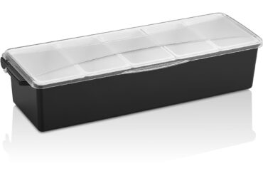 Koristeluvati / Mausteteline kannella, 5 osastoa | Adexa CHA002