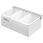 Koristeluvati / Mausteteline kannella, 3 lokeroa, ruostumatonta terästä ja muovia | Adexa CHB03 - Image 2