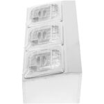 Kaupallinen Mausteteline, sisältää 3xGN1/6-100mm astiaa ja avattavat kannet | Adexa CHD03APCFL - Image 3