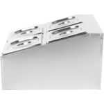 Kaupallinen mausteteline sisältäen 4 kpl GN1/6-100mm astioita ja kansia | Adexa CHD04B - Image 2