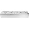 Kaupallinen Mausteteline, joka sisältää 4xGN1/6-150mm ja 1xGN1/3-150mm astiat ja kannet | Adexa CHD06AD2 - Image 2