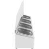 Kaupallinen mausteteline kannella, sisältää 4xGN1/4-100mm astiat ruostumatonta terästä | Adexa CHE04AFL - Image 4