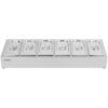 Kaupallinen maustepidike sisältäen 6xGN1/4-100mm astiat kannella, ruostumatonta terästä | Adexa CHE06A - Image 3