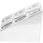 Kaupallinen maustesäiliöteline, sisältää 3xGN1/6 + 3xGN1/9 pannua urallisilla kansilla ja kauhoilla | Adexa CHM01 - Image 3