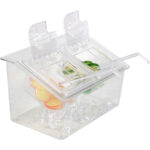 Jäähdytetty Maustepidike, sisältää 2xGN1/6-150mm astiaa kannella, muovia | Adexa CHP04BD2