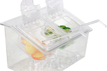 Jäähdytetty Maustepidike, sisältää 2xGN1/6-150mm astiaa kannella, muovia | Adexa CHP04BD2