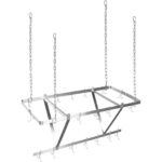 Kattokiinnitteinen kattilateline 12 koukkua Ruostumaton teräs 1000x508mm | | Adexa CMR10050