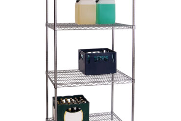 Kaupallinen hyllystö 4 tasoa 1000kg 900x600x1800mm Kromilanka | Adexa WH9060180A4C