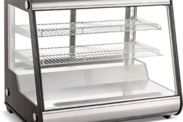 Näyttökaappijääkaappi 160 litraa 2 hyllyä Musta | Adexa CW160X