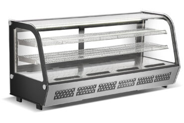 Näyttöjääkaappi 268 litraa 2 hyllyä Ruostumaton Teräs | Adexa CW250R