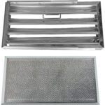 Uuttohuuvan suodatin Puhallussuodatin & Premium Mesh -suodatin kahvalla & Ohjaimet Ruostumaton teräs/alumiini 500x250x40mm | Adexa DCF50254SM