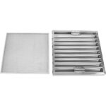 Uuttohuuva Konsujalka & Verkko suodatin kahvalla & Opastin Ohjain Ruostumaton teräs/Alumiini 500x250x40mm | Adexa DCF50254AM - Image 2