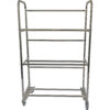 Kaupallinen Tippakärry Astianpesukoneen koreille Ruostumatonta terästä 30 koria 1070x470x1705mm | Adexa DDT30 - Image 2