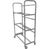 Kaupallinen Tippakärry Astianpesukoneen koreille Ruostumatonta terästä 30 koria 1070x470x1705mm | Adexa DDT30 - Image 3