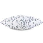 Tyynynpäällinen 50x50cm Valkoinen harmaalla painatuksella | Siexa DPC50503 - Image 2