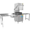 Purkupöytä Vasemmalle 600x650x850mm Ei ala-hyllyä Ei roiskesuojaa Ruostumaton teräs | Adexa SWT6065R - Image 4