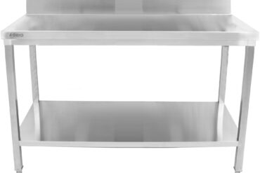 Ammattilaistyöpöytä Ruostumaton teräs Alahylly Jalka 1200x700x900mm | Adexa THATS127A