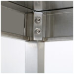 Ammattimainen työtaso Ruostumaton teräs Alahylly 800x800x900mm | Adexa DWT80080 - Image 2