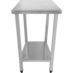 Ammattimainen työtaso Ruostumaton teräs Alahylly 800x800x900mm | Adexa DWT80080