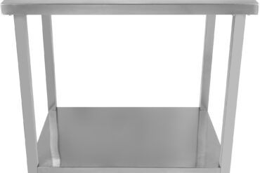 Ammattikäyttöön tarkoitettu työpöytä, ruostumaton teräs, alustahylly, roiskesuoja 1200x800x900 mm | Adexa DWT80120B