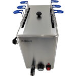 Kaupallinen kananmunankeitin ruostumatonta terästä, 6 pidikettä | Adexa EEBS6