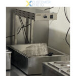 Kaupallinen ruoanlämmitin ja ranskanperunateline | Adexa EFFS01B - Image 5