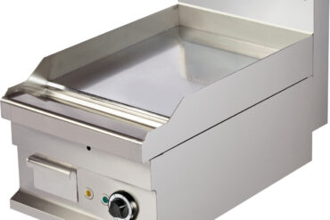 Kromipäällysteinen sähköinen tasogrilli Sileä 1 vyöhyke 4,1 kW Pöytämalli | Adexa Hotmax 700 EG711S