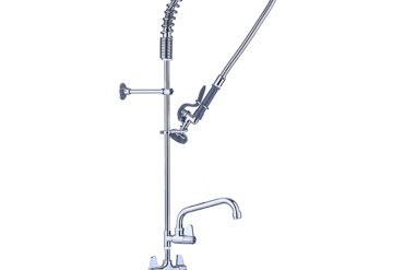 Esihuuhteluruiskuyksikkö keinuhanalla Tasokiinnitys Kaksinkertainen tulo Korkeus 1000 mm Ruostumaton teräs | Adexa EQ2801A12